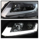 Spyder 12-14 Honda Civic (Excl. 2014 Coupe) Projector Headlights Lgtbr DRL Black PRO-YD-HC12-DRL-BK-3