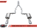 AWE Touring Edition Exhaust for 15+ Charger 6.4 / 6.2 SC - Non-Resonated - Chrome Silver Tips-6