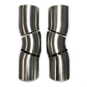 Stainless Bros 3in Diameter SS304 X-Pipe (Ready To Weld)