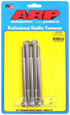 ARP 5/16-18 x 4.750 Hex SS Polished Bolts (Pack of 5)