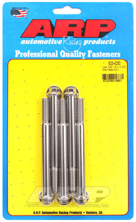 3/8-16 X 4.250 SS 3/8 HEX 5PK