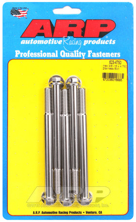 3/8-16 X 4.750 SS 3/8 HEX 5PK