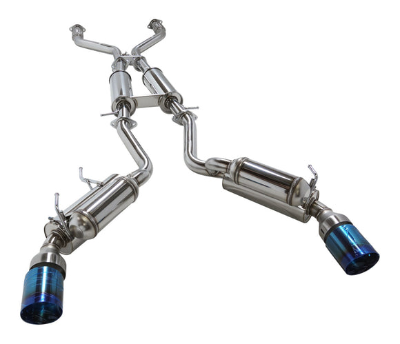 HKS Hi-Power Full Dual Titanium Tip Exhaust | 2009-2010 Nissan 370z