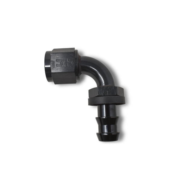 Russell Performance -4 AN Twist-Lok 90 Degree Hose End (Black)