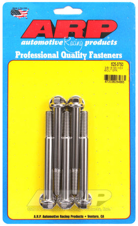 3/8-16 X 3.750 SS HEX 5PK