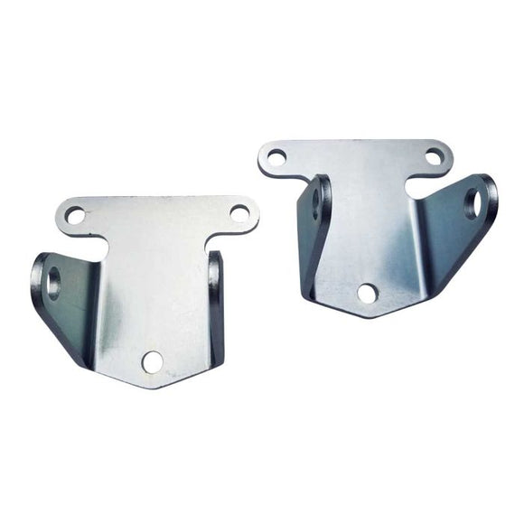 Moroso Chevrolet Big Block/Small Block Motor Mounts - 2.28125in x 2-3/8in x 3/16in - Steel - 2 Pack