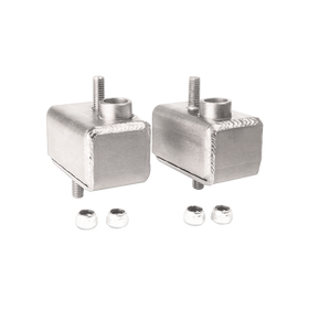 Moroso 79-83 Ford 5.0L Mustang Motor Mounts - 3/16in - Grade 8 Studs - Steel - 2 Pack