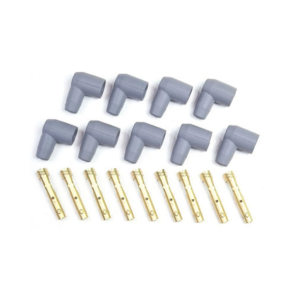 MSD Boot & Terminal Kit 90 Deg Female Socket Style Gray