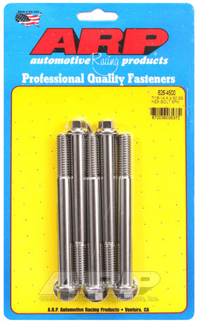 7/16-14 X 4.500 SS 7/16HEX 5PK