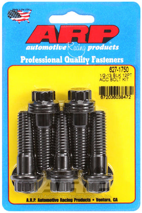 1/2-13 X 1.750 BLK 12PT 5PK