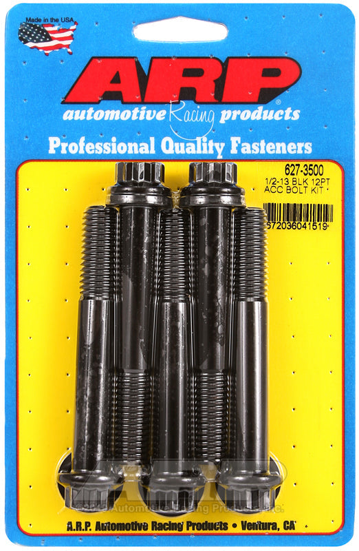 ARP 1/2-13 in. Thread, 3.50 in 8740 Chromoly Bolts - Set of 5