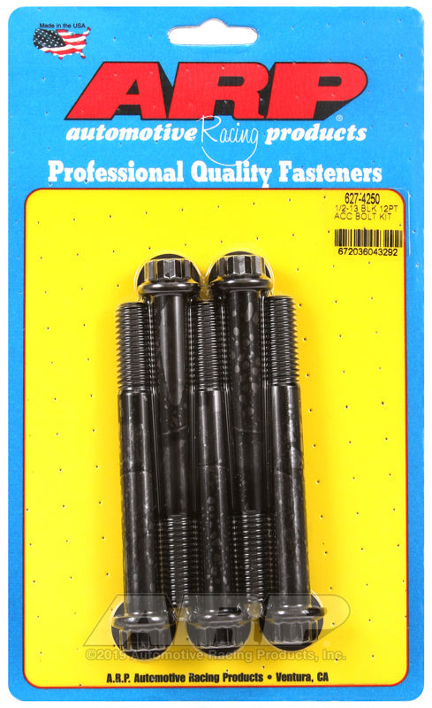 1/2-13 X 4.250 BLK 12PT 5PK