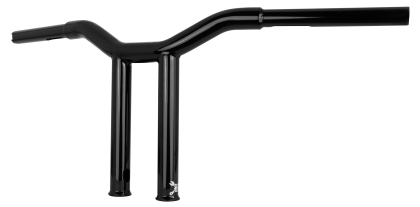 Burly Brand Dominator Straight 10in Satin Black 1.25in O.D.