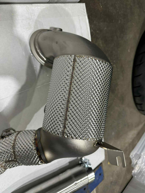 2022+ MK8 Golf R / 8Y S3 2.0T Catless downpipe V2 CAST