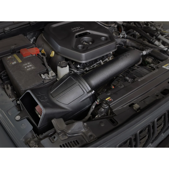 Cold Air Intake System - High-flow Air Filter, Roto-mold Tube - JEEP WRANGLER 4XE L4-2.0L HYBRID