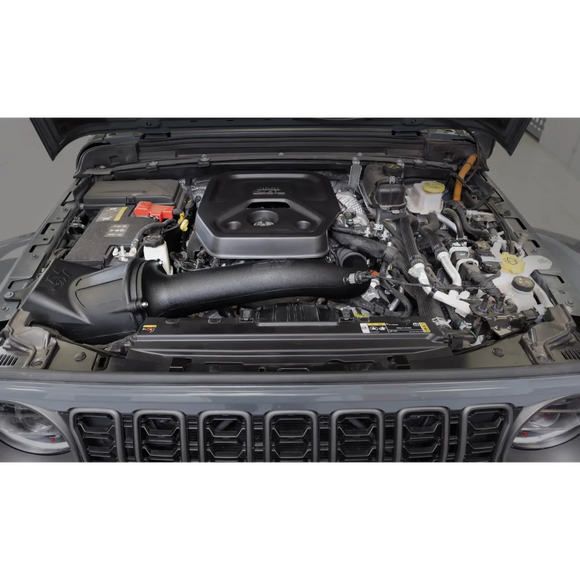 Cold Air Intake System - High-flow Air Filter, Roto-mold Tube - JEEP WRANGLER 4XE L4-2.0L HYBRID