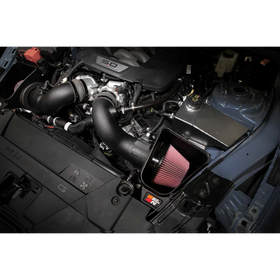 Cold Air Intake System - High-flow Air Filter, Roto-mold Tube - FORD MUSTANG GT V8-5.0L F/I - 0
