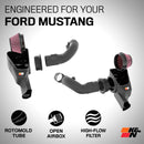 Cold Air Intake System - High-flow Air Filter, Roto-mold Tube - FORD MUSTANG GT V8-5.0L F/I-7