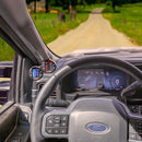 Banks Gauge Pod Kit 2023-2024 Ford F250-450 & 2021-24 F150  iDash Stealth Pod Mount - Dual Gauge-3