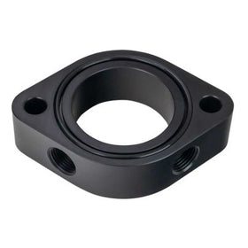 THERMOSTAT SPACER, SMALL BLOCK, BIG BLOCK INTAKES, BLACK ANODIZED