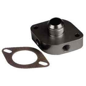 Moroso Chevrolet Big Block/Small Block Bolt-On Water Outlet Filler Neck -16An Fitting - Aluminum