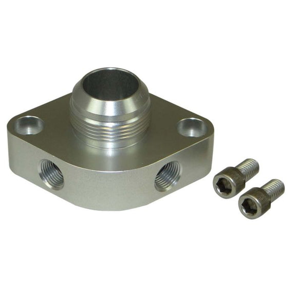 Moroso Chevrolet Big Block/Small Block Water Outlet Filler Neck -20An w/O-Ring & Two 3/8in NPT Ports