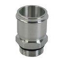 Moroso Electric Water Pump Hose Adapter -16An to 1-1/2in Hose - Raw Aluminum-1