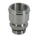 Moroso Electric Water Pump Hose Adapter -16An to 1-3/4in Hose - Raw Aluminum-1