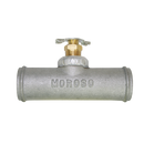 Moroso Radiator Hose Bleed/Drain - 3/8in Petcock - 1-1/4in To 1-1/4in Hose - Cast Aluminum-1