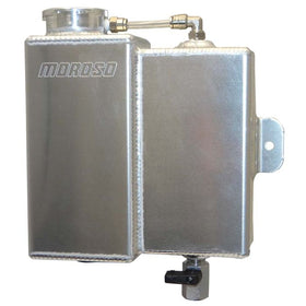 Moroso Universal Coolant Expansion & Recovery Tank - Billet Filler Neck - 1.25qt