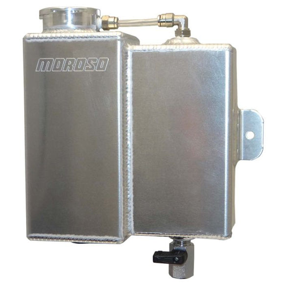 Moroso Universal Coolant Expansion & Recovery Tank - Billet Filler Neck - 1.25qt