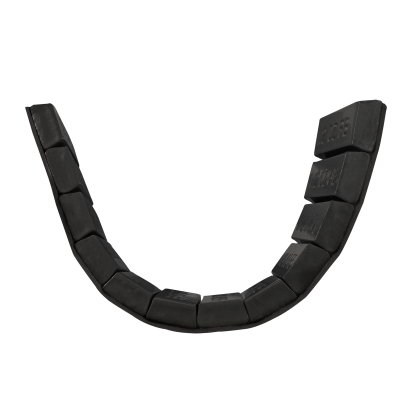 Counteract 1/2oz Trapzeium Steel Adhesive Wheel Weights Roll - Black - 300pcs - .5oz (150oz)