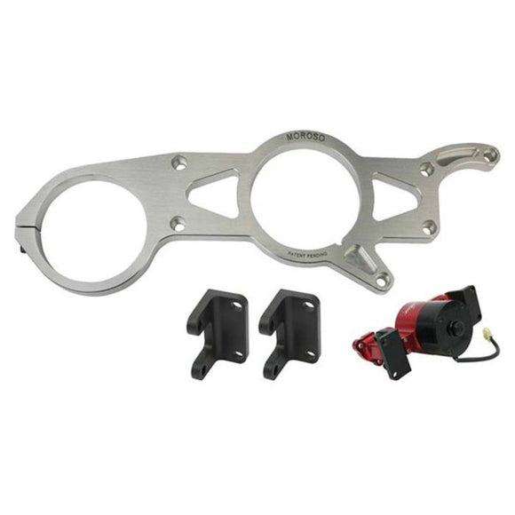 Moroso Ford Small Block Alternator & Vacuum Pump Mount - CSR (Early) Water Pump - 93mm Alternator