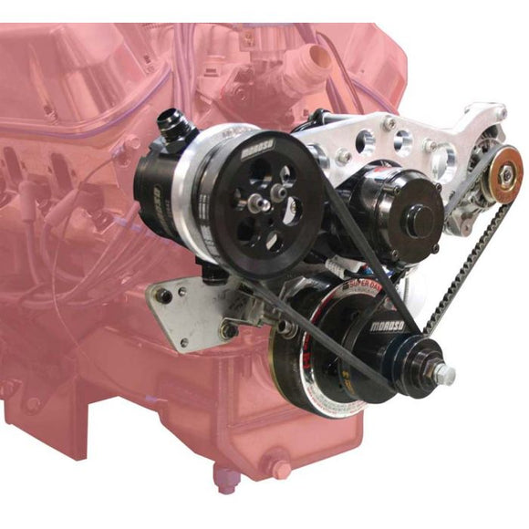 Moroso Ford Small Block Alternator & Vacuum Pump Mount - CSR (Late) Water Pump - 93mm Alternator