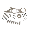 Moroso GM LS (w/Front Drive) Alternator & Vacuum Pump Mount - Moroso Water Pump - 93mm Alternator-1