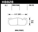 Hawk 12-17 BMW M6 / 14-17 BMW M6 Gran Coupe / 13-16 BMW M5 Performance Ceramic Front Brake Pads-1
