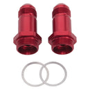 Russell Performance -8 AN Carb Adapter Fittings (2 pcs.) (Red)-1