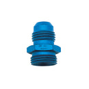 Russell Performance -6 AN Carb Adapter Fitting Blue-1