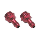 Russell Performance 7/8in -20 x -6 AN Male Flare Extended (2 pcs.) (Red/Blue)-1