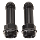 Russell Performance 7/8in -20 x -6 AN Male Flare Extended (2 pcs.) (Black)-1