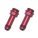 Russell Performance 7/8in -20 x -8 AN Male Flare Extended (2 pcs.) (Red/Blue)-1