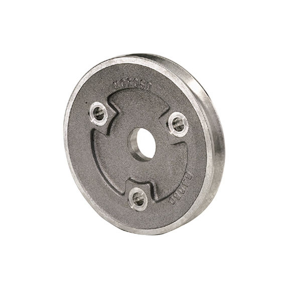 Moroso Chevrolet Small Block (w/Short Pump) Crankshaft Pulley - Single Groove - Cast Aluminum