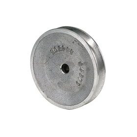 Moroso Chevrolet Small Block (w/Short Pump) Crankshaft Pulley - Single Groove - Cast Aluminum