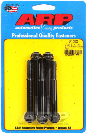 ARP 5/16 in.-18 RH Thread, 3.000 in 12 Point Custom 450 Bolts - Set of 5