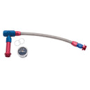 Russell Performance -6 AN to 3/8in Female NPT ProFlex Holley 4150 Dual Inlet Carb Kit (Red/Blue)-1
