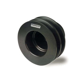 Moroso Chevrolet Small Block (w/Long Pump) Crankshaft Pulley - Double Groove - Billet Aluminum