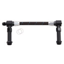 Russell Performance -8 AN to -8 AN ProClassic Holley 4150 Dual Inlet Carb Kit (Black/Silver)-1