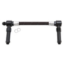 Russell Performance -8 AN to -8 AN ProClassic Demon Carb Dual Inlet Carb Kit (Black/Silver)-1