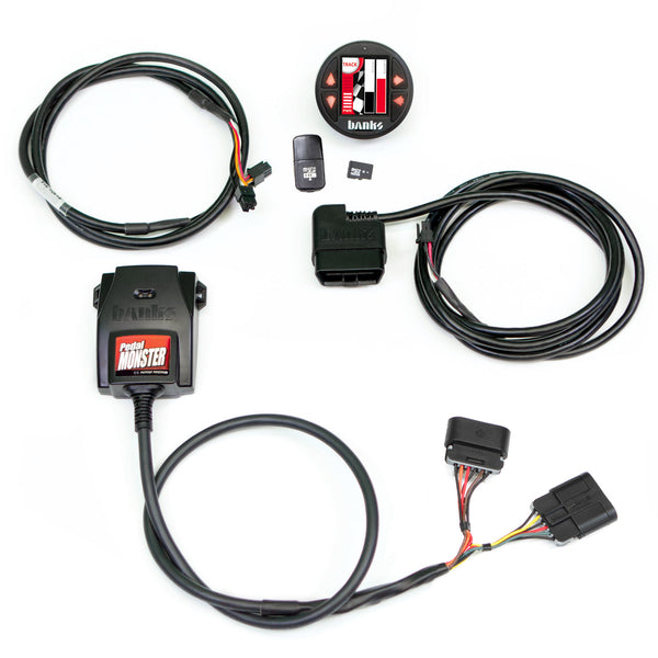 Banks Power Pedal Monster Kit w/iDash 1.8 DataMonster - TE Connectivity MT2 - 6 Way - 0
