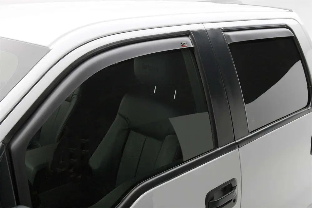 EGR 15+ Chevy Colorado/GMC Canyon Ext Cab In-Channel Window Visors - Set of 2 (561391) - 0